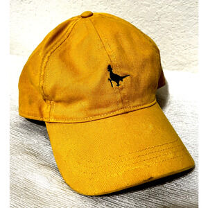 Jack Wills Yellow Snapback Hat Embroidered Pheasant Bird Logo